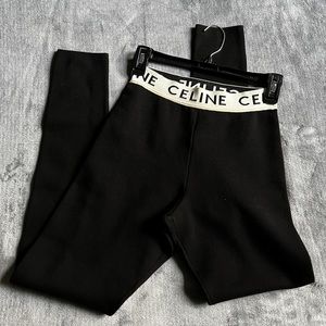 Celine Leggings
Never worn (Brand new with tags)
Size: Small 
Color: Black